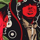 Angus Young | Poster. Projekt z dziedziny Projektowanie graficzne, Trad, c i jna ilustracja użytkownika Vincenzo Imbimbo - 09.10.2015