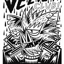 Velvet Club.. Een project van  Ontwerp, Grafisch ontwerp y Traditionele illustratie van Daniel Tur - 11.04.2017