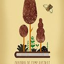 Cartel para El Jardín Botánico de Valencia. Design, Graphic Design, and Traditional illustration project by Pablo Caracol - 11.12.2016