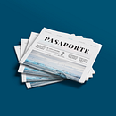 Pasaporte Newspaper Ein Projekt aus dem Bereich Verlagsdesign von Cami macca - 01.04.2017