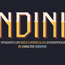 Diseño de Tipografía ANDINIA. Un progetto di Tipografia di bpguerrerog - 28.04.2017