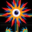 The song of the geometry. Ilustração vetorial projeto de Aaron Avila - 01.05.2017