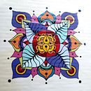 Mural mandala. Un projet de Beaux Arts, Illustration traditionnelle , et Peinture de Ana Inés Sabini - 05.01.2017