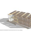 Residence pavilion for supervisors at Solar Decathlon 2015, Cali (Colombia). Un progetto di Architettura di Marta Cano Mateo - 01.03.2015
