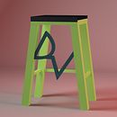 Silla/Taburete DeporVital . 3D de Raúl Martínez - 05.04.2017