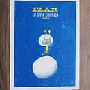Roller e hijo. Izar, la gata cósmica (Riso). Een project van Traditionele illustratie van frigofingers - 01.10.2016