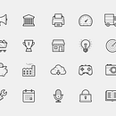 Free Dotted Icons. Un proyecto de Diseño gráfico de Alexander Khristoforov - 14.05.2017