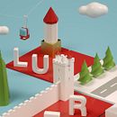 Dirección de Arte con Cinema 4D - Berna y Lucerna: ciudades suizas.. 3D project by Laia Vives Muñoz - 05.15.2017
