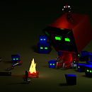 Mi Proyecto del curso: Introducción al Diseño y Modelado 3D con Blender. 3D, Animation, and Character Animation project by Ana Morea - 05.18.2017