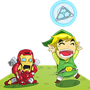 Zelda / Iron man. Un projet de Illustration vectorielle de Daniel Martinez Vera - 10.02.2013