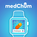 medChum App Concept. Br, ing e Identidade, Design interativo, Ilustração tradicional, e UX / UI projeto de Jimena Catalina Gayo - 01.09.2015