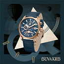 RELOJES DUWARD - Diseño gráfico. Graphic Design, Traditional illustration, and Advertising project by Not On Earth - Marc Soler - 05.29.2017