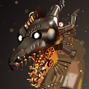 Dragon Steampunk -  Vector. Vector Illustration project by Andree Montenegro - 06.01.2017