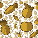 Patrón de Frutas. Vector Illustration project by Andree Montenegro - 06.01.2017