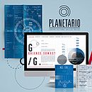 Planetario Identity.. Un progetto di Br, ing, Br, identit, Design editoriale e Graphic design di Paula Fernández - 01.11.2015