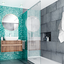 Bathroom 1. 3D, Design & Interior Design project by GOEK. - 06.03.2017