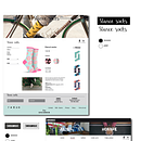 Stance Socks. Design, Graphic Design, Interactive Design, Web Design, and UX / UI project by Cristina Villar - 03.07.2017