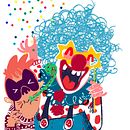 Carnaval | Magazine illustration. Art Direction, Editorial Design, and Traditional illustration project by Mónica Toledo - 06.13.2017