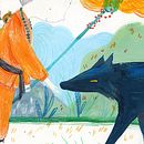 El pastor de peces. Un proyecto de Ilustración tradicional de Esther Bernal - 14.05.2017