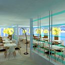 Bar y restaurante . Un proyecto de 3D, Diseño, Diseño de iluminación y Diseño de interiores de Patricia Martín García - 27.10.2017