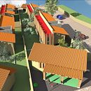 PROYECTO: CONJUNTO DE CABAÑAS, QUIROGA, MICH.. Animation project by icd (Instituto de Competencias Digitales) - 06.15.2017