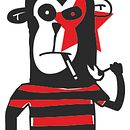 ILUSTRACIONES DE MONKEY PUNKY & TOCINETE MARRANETE. Een project van  Ontwerp, Interieurontwerp, Traditionele illustratie y Vectorillustratie van Beatriz Segovia Martín - 23.06.2017