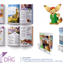 Diseño de Mascota Corporativa y Desarrollo de Material offline y online. Un proyecto de Diseño, Diseño de personajes, Diseño editorial, Diseño gráfico, Ilustración tradicional e Ilustración vectorial de David Jordán Menéndez - 10.03.2014