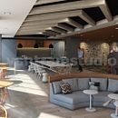 Ideas de diseño de interiores de oficina moderna para cocina, despensa y áreas de espera por Yantram Conceptos de diseño interior. 3D, Architecture, Interior Architecture, Design, Interior Design, and Video project by Yantram Studio - 07.04.2017