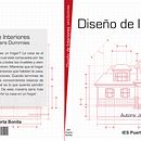 Portada - Diseño de Interiores para Dummies. Un progetto di Design, Illustrazione vettoriale e Pubblicità di Jeanette Alcantara - 05.07.2017