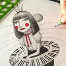 La Reina del Universo Musical. Un progetto di Belle arti, Character design e Illustrazione tradizionale di Sonia Puga García - 15.06.2016