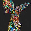Gallito de las rocas - Peruvian bird by #Bizzartino. Een project van  Art direction,  Ontwerp, Grafisch ontwerp, Fotografie, Traditionele illustratie y Vectorillustratie van Edu Al Peirano - 05.05.2017