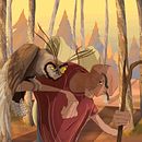 Dos amigos de una historia en progreso... espero que les guste :). Un proyecto de Ilustración tradicional de Ivan Bourie Corneille - 18.07.2017