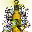 Mi Proyecto del curso: Ilustración exprés con Illustrator y Photoshop. Un projet de Illustration traditionnelle et Illustration vectorielle de Aurelio Gll - 19.07.2017