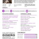 Currículo Ein Projekt aus dem Bereich Design von Lydia Mellado Martínez - 19.07.2017
