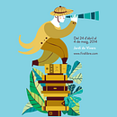 Feria del Libro de Valencia 2014. Design gráfico, Ilustração tradicional, e Publicidade projeto de Marta Chaves - 24.04.2014
