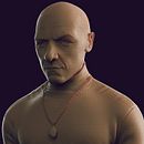 Fan art de Split (James McAvoy). Een project van 3D van Jesús Chacón - 01.07.2017