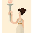 OLYMPIC MYTHS. Een project van  Art direction, Ontwerp van personages, Traditionele illustratie y Vectorillustratie van Morad Abselam Lahsen - 14.08.2017