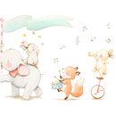 Vinilos y fotomurales Infantiles Ein Projekt aus dem Bereich Grafikdesign und Traditionelle Illustration von Aida Zamora - 15.03.2016