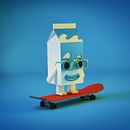 Mi Proyecto del curso: Introducción exprés al 3D: de cero a render con Cinema 4D. Un projet de Animation de personnages de Angel Martinez - 11.11.2017