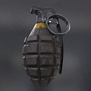 Grenade - AUTODESK 3DS MAX + SUBSTANCE PAINTER + MARMOSET Ein Projekt aus dem Bereich 3D von Blanca Márquez Gil-Bohórquez - 09.04.2017