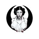 LEIA - Retrato ilustrado con Photoshop. Design, and Traditional illustration project by Javier Alés - 08.04.2017