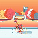 Parque Bustamante Poster. Vector Illustration project by Kevin A. Lopez - 09.06.2017