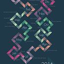 CALENDARIO 2016 Ein Projekt aus dem Bereich Grafikdesign von Tania Villegas - 08.09.2017