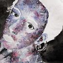 Mi Proyecto del curso: Autorretrato galáctico.. Un proyecto de Ilustración tradicional de annabattl_ - 11.09.2017