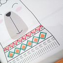 Ilustración y bordado a mano, Lámina de nacimiento. Projekt z dziedziny  Sztuki piękne i Design użytkownika Melania Peinado Gonzalo - 16.09.2017