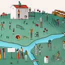 Para Onde. Een project van Traditionele illustratie van Eva Palomar - 01.12.2016