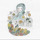 Ilustración para el libro Canción de los Días por Viajar. Ilustração tradicional projeto de Lucía Barrón - 08.09.2016