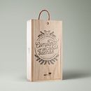 Xmas Wine Box for ADman Media. Un progetto di Calligrafia, Design, Graphic design, Illustrazione tradizionale e Packaging di MEITS - 22.12.2016