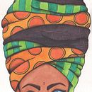 Turbante con arte (libretas de carton reciclado y pintadas a mano). Arts, Crafts, Design, Traditional illustration, and Painting project by Greenedur - 09.24.2017