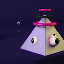 Mi primer render en Cinema 4D . Un progetto di 3D di Andy Rodríguez - 02.10.2017